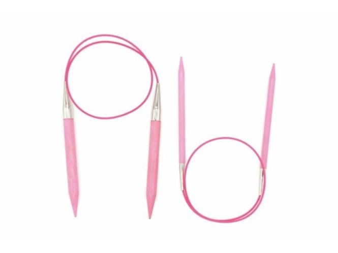 Hovedbilde Rosa LYKKE rundpinne 80 cm