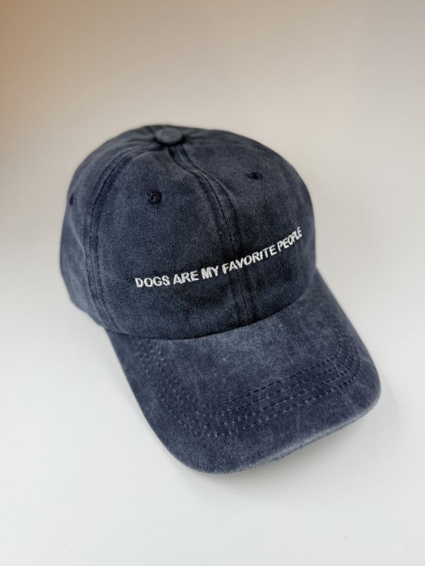 Dogs are my favorite people - caps
