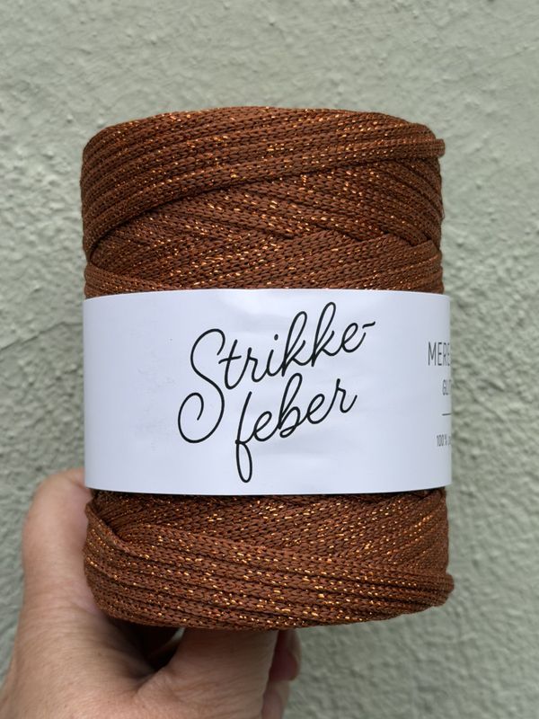 Mere Snor Glitter - #15 Brun og Gull