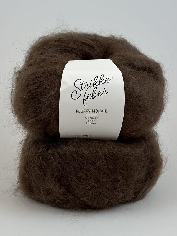 Fluffy Mohair - Sjokolade FM916
