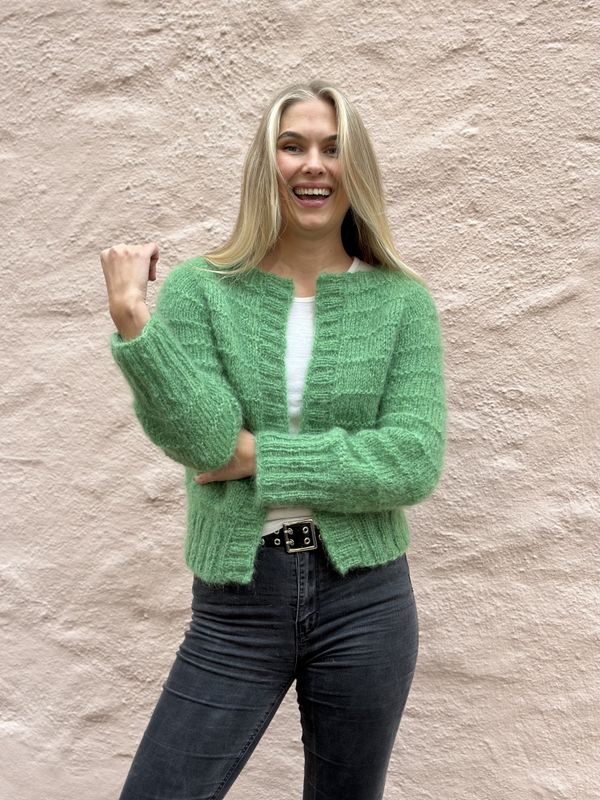 Striper på tvers cardigan