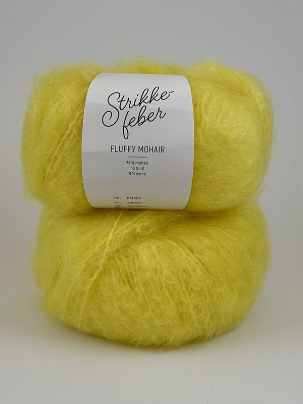 Fluffy Mohair - Neon Gul FM803