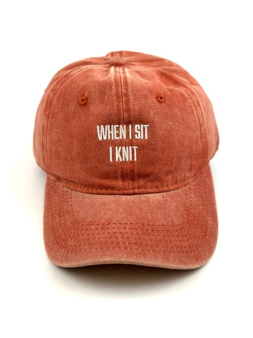 Hovedbilde When I sit I knit - caps