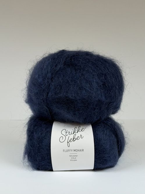 Hovedbilde Fluffy Mohair - Midnight Blue FM072