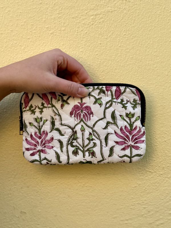 Blockprint clutch - Heidi