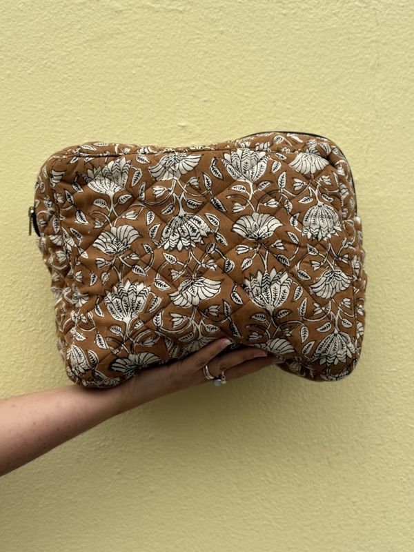 Blockprint bag L - Monica
