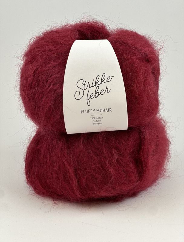 Fluffy Mohair - Vinrød FM165