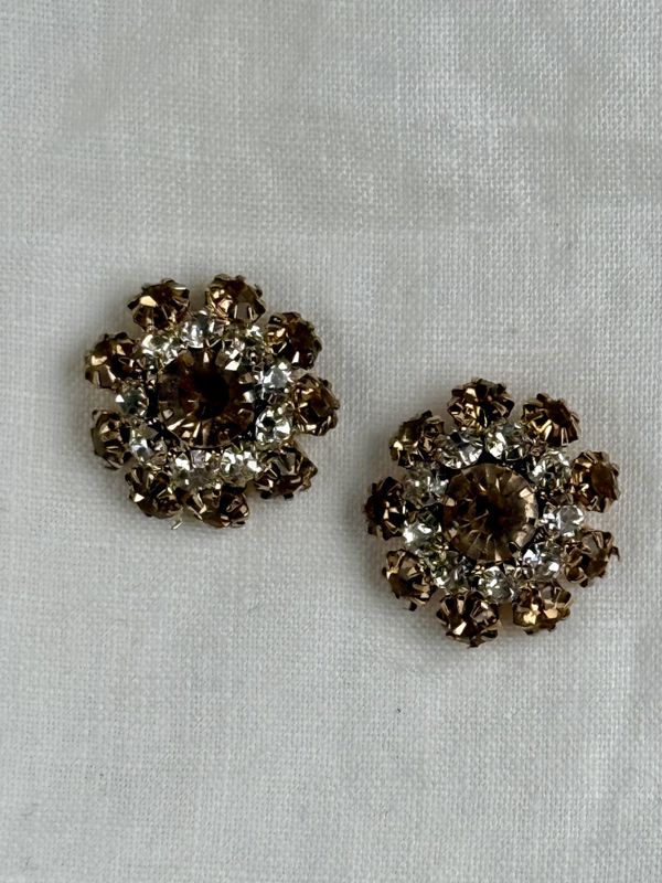 Oliven bling knapper 