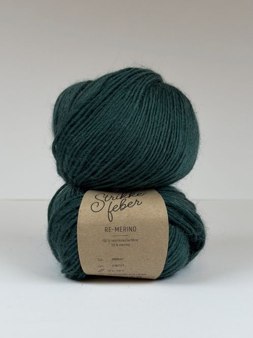 Hovedbilde Re-merino - Flaskegrønn RM541