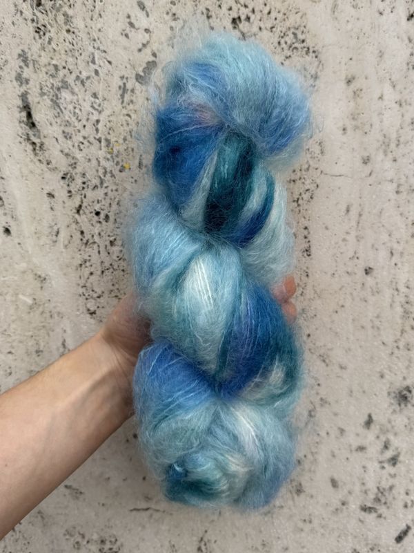 Fat Mohair - Blå Lagune