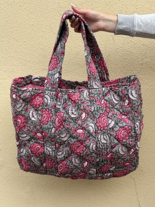 Hovedbilde Runa - weekend bag blockprint