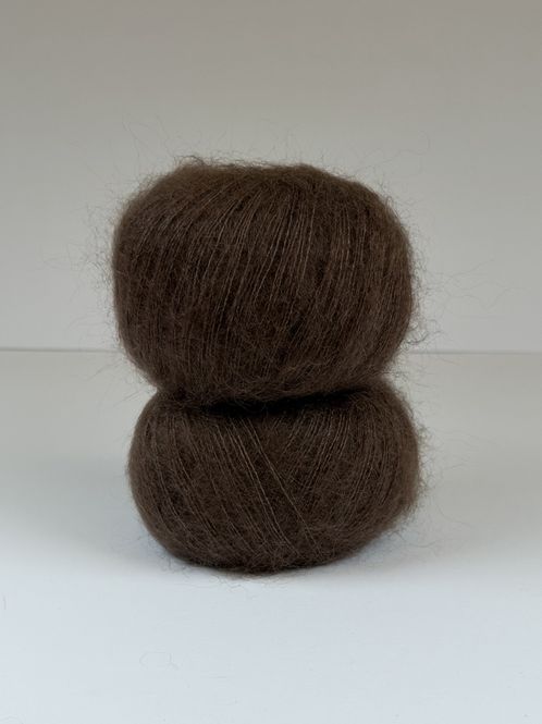 Hovedbilde Silk mohair - Sjokolade SM916