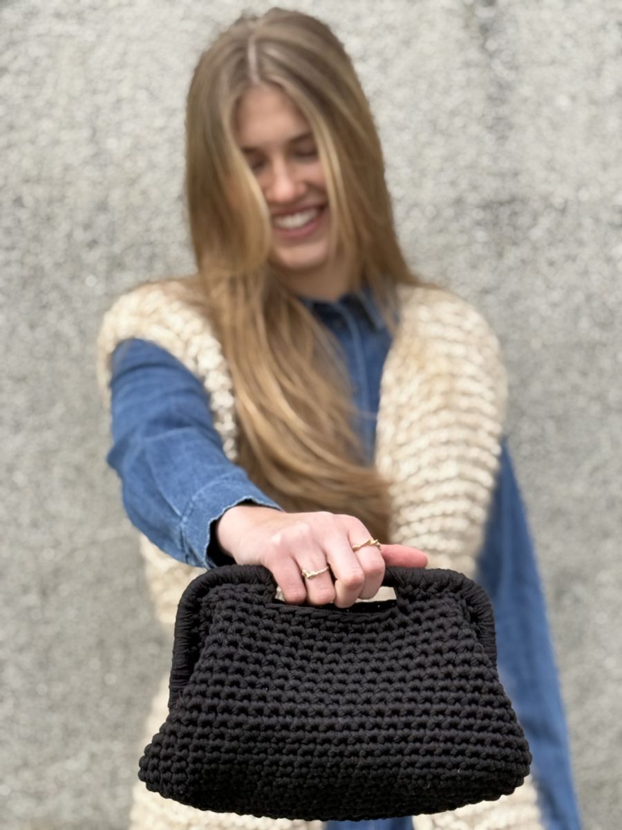 Clutch with handles - 2 sizes