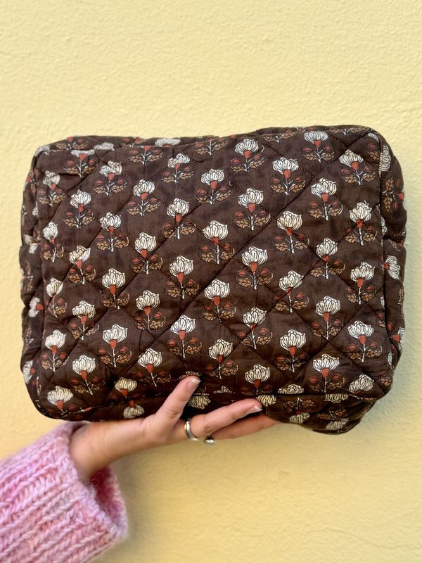 Blockprint bag L - Johanne