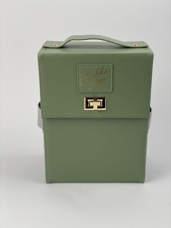 Rundpinnemappe enkel - Grønn