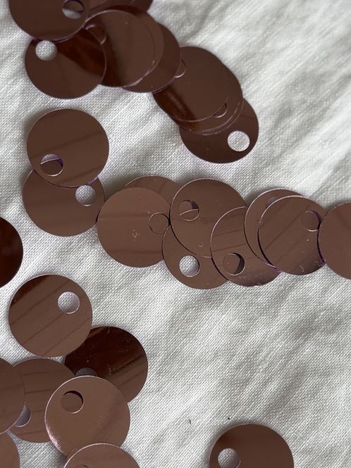 Hovedbilde Store paljetter - blank lys lilla