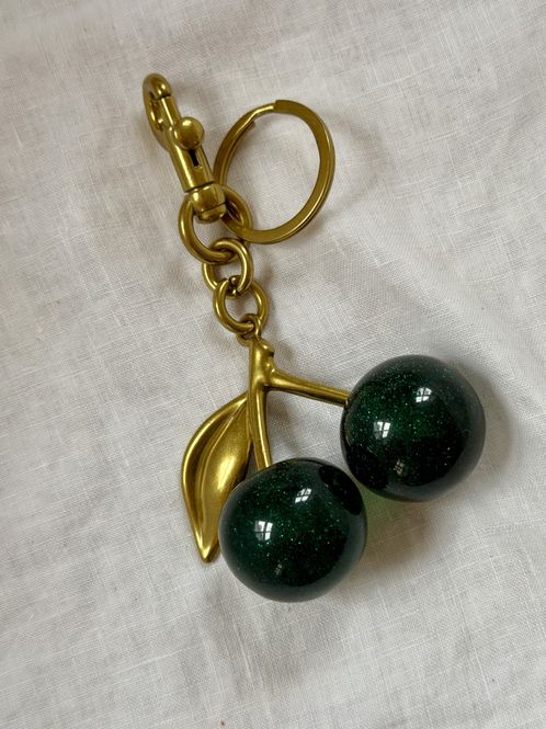 Hovedbilde Nøkkelring cherry - grønn