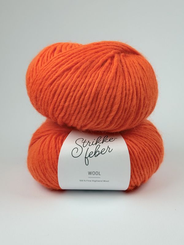 Orange Pop Neon - Wool 003