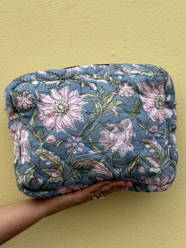 Blockprint bag L - Yvonne
