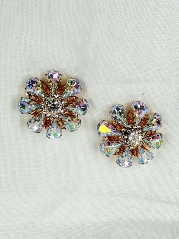 Regnbue blomsterknapper - 26 mm