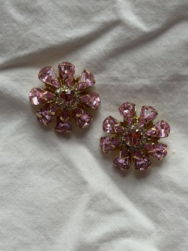 Rosa blomsterknapper - 26 mm