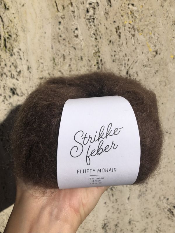 Fluffy Mohair - Sjokolade FM916