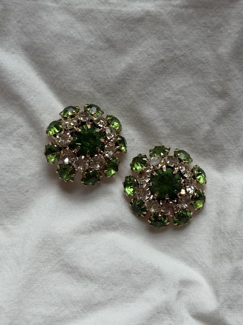 Hovedbilde Lime bling knapper 