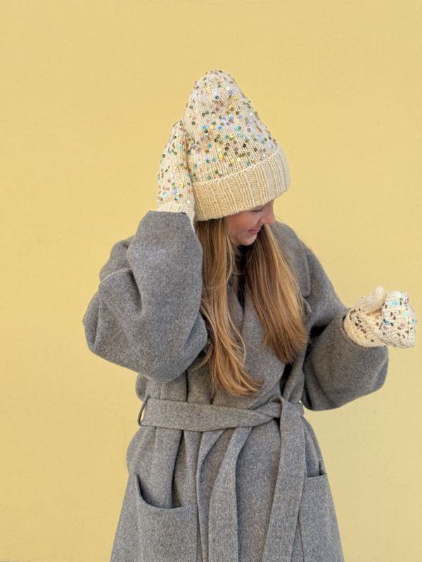 Disco Hat and Mittens