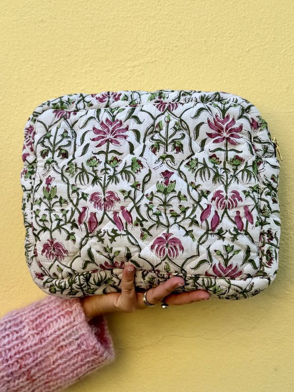 Blockprint bag L - Heidi