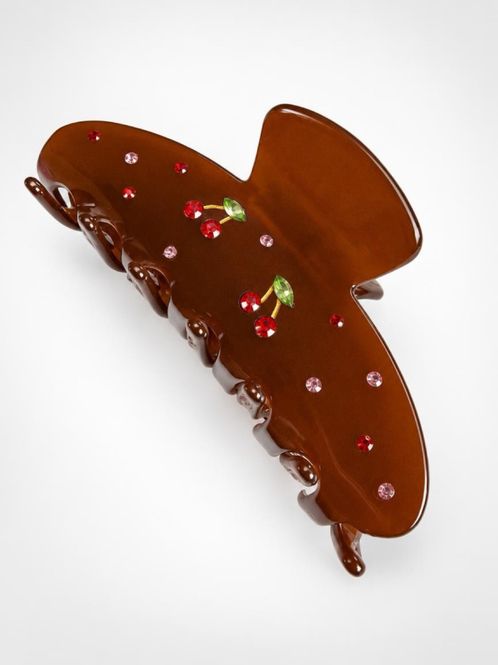 Hovedbilde Cherry hårklype - Brun