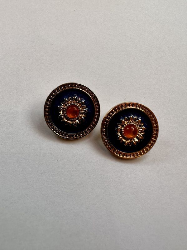 Mørkblå knapper18 mm